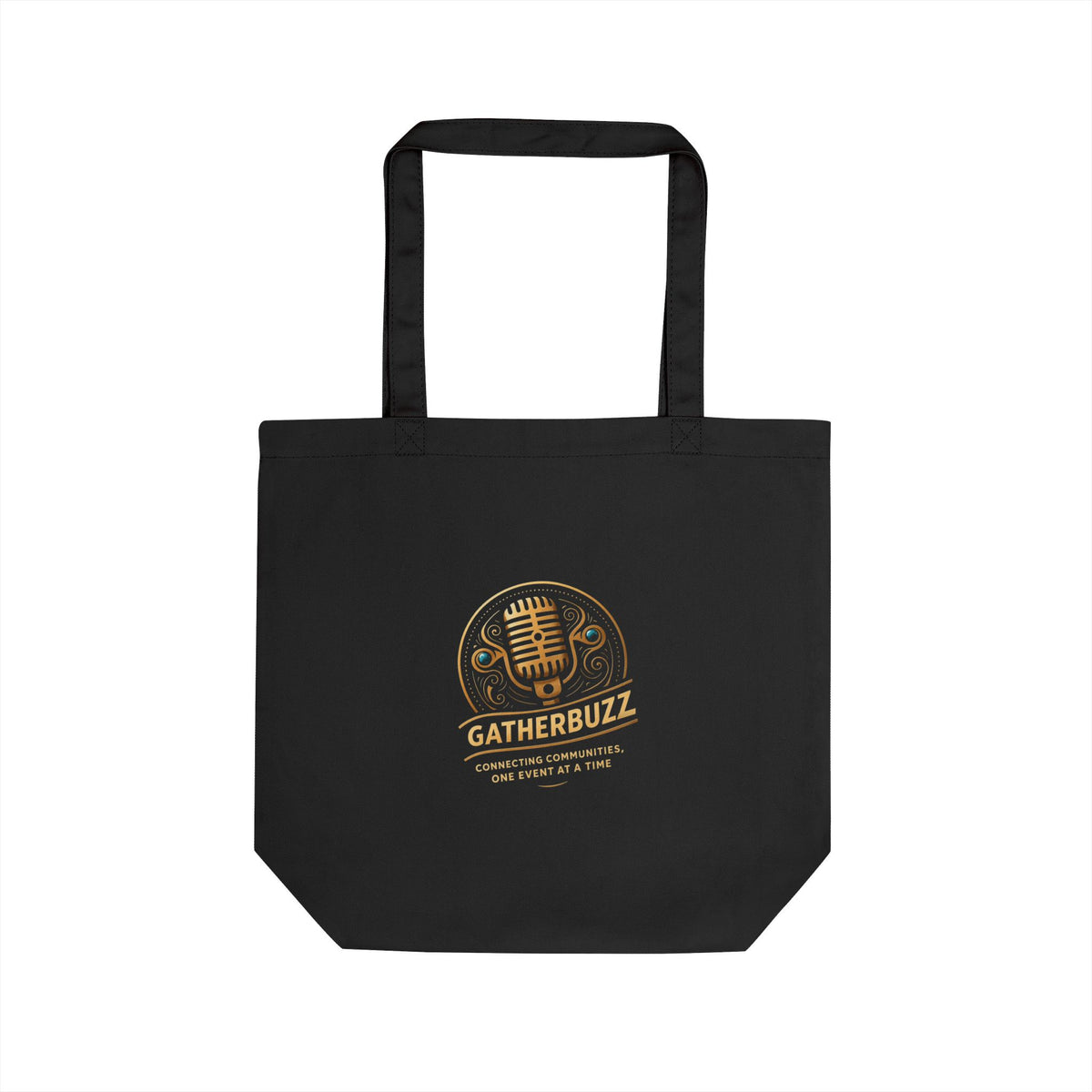 GatherBuzz Black Tote Bag