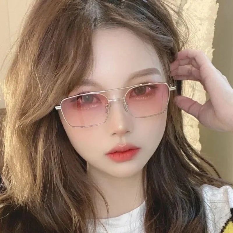 Unisex Double Beam Anti-UV Sunglasses