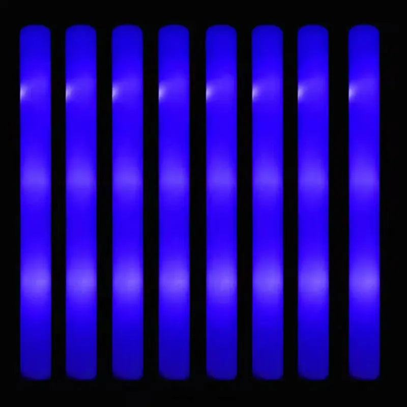 30Pcs Foam Glow Sticks with 3 Modes