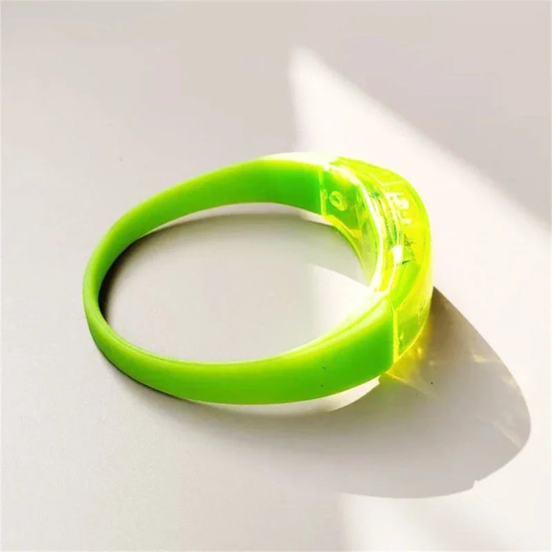 6pcs LED Voice Activated Sound Control Bracelets