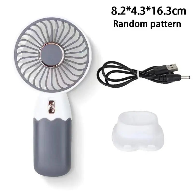 2In1 Mini Electric Fan with Phone Stand