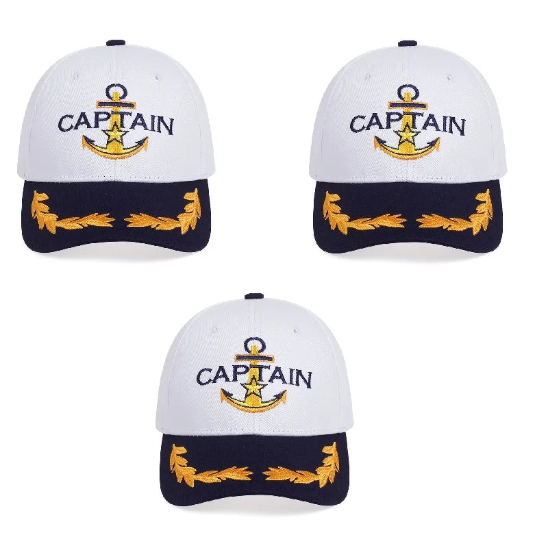 Embroidered Captain & First Mate Baseball Cap