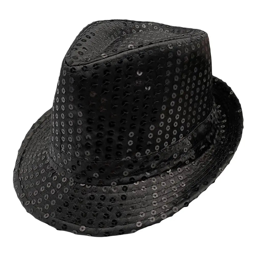 Sequins Jazz Masquerade Panama Cap