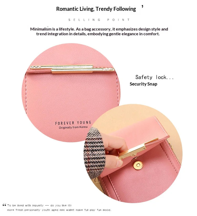 Women Touchscreen PU Leather Crossbody Phone Bag
