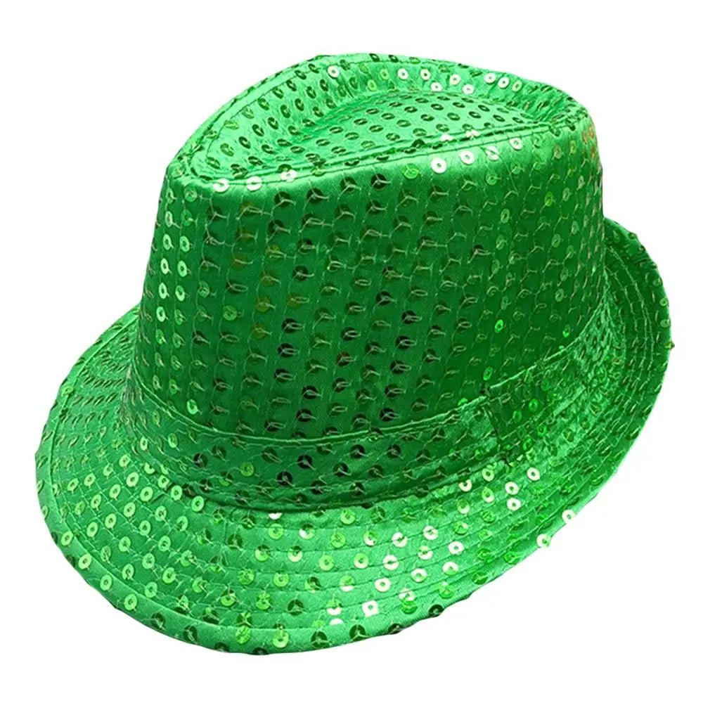 Sequins Jazz Masquerade Panama Cap