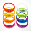 6pcs LED Voice Activated Sound Control Bracelets
