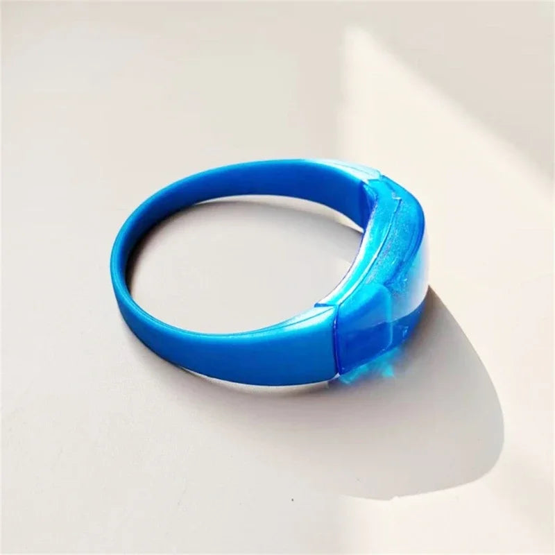 6pcs LED Voice Activated Sound Control Bracelets