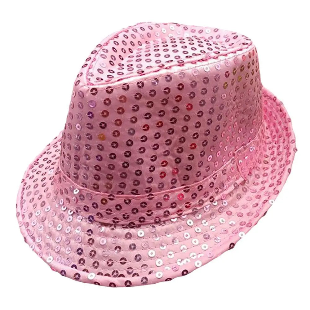 Sequins Jazz Masquerade Panama Cap