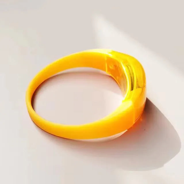 6pcs LED Voice Activated Sound Control Bracelets
