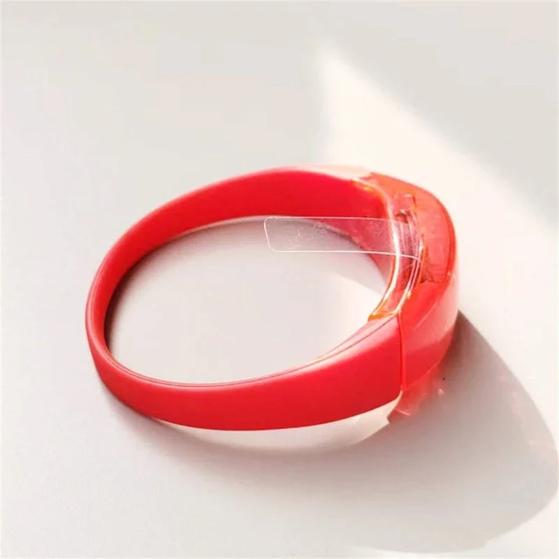 6pcs LED Voice Activated Sound Control Bracelets