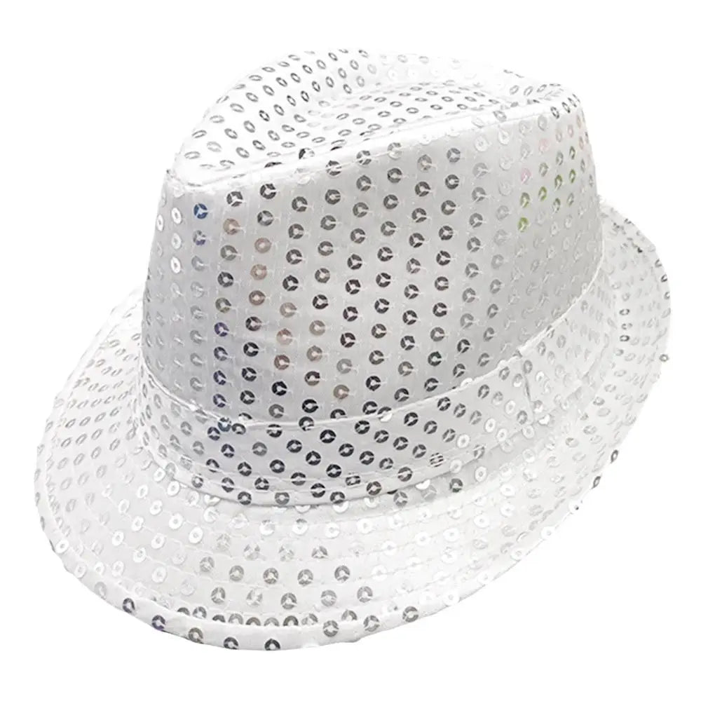 Sequins Jazz Masquerade Panama Cap